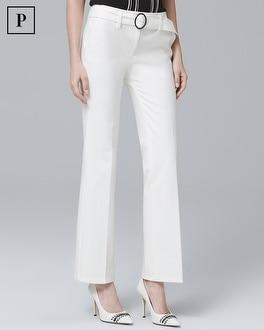 White House Black Market Petite Belted Ankle Trouser Pants
