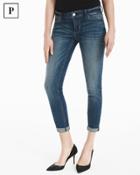 White House Black Market Women's Petite Slim Crop Jeans