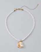 White House Black Market Women's Pendant Rope Necklace