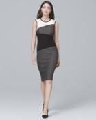 White House Black Market Colorblock Sheath Dress