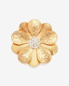 White House Black Market Women's Goldtone Metal Flower Pin