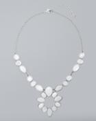 White House Black Market Women's Mother-of-pearl Short Pendant Necklace