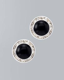 White House Black Market Onyx Stud Earrings