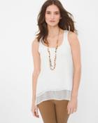 White House Black Market Women's Layered Tank