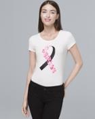 White House Black Market Breast Cancer Awareness Tee