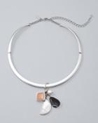 White House Black Market Women's Mixed-stone Charm Necklace