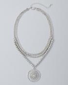 White House Black Market Women's Multi-row Pendant Necklace