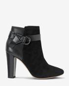 White House Black Market Women's Chunky Heel Ankle Boots