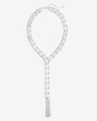 White House Black Market Women's Concho Fringe Y-necklace