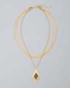 White House Black Market Convertible Multi-strand Short Pendant Necklace