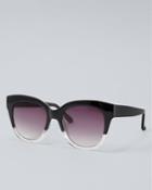 White House Black Market Gradient Two-tone Sunglasses, 54mm