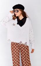 Wildfox Couture Sparkle Shapes 4evr Sweater