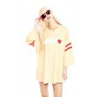 Wildfox Couture 70's Heart Logo Jersey Tunic