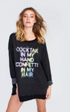 Wildfox Couture Cocktails & Confetti Roadtrip Sweater