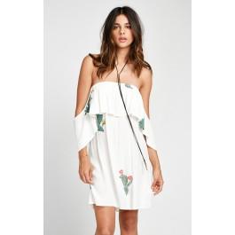 Wildfox Couture Cactus Flower Ruffle Dress