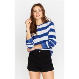 Wildfox Couture Rugby Stripe Baggy Beach Jumper