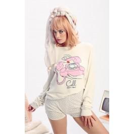 Wildfox Couture Call Don't Text Baggy Beach Jumper