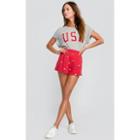 Wildfox Couture Usa Destroyed Manchester Tee