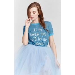 Wildfox Couture If He Loves Me Vintage Ringer Tee