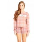 Wildfox Couture Plaid Lounge Shorts