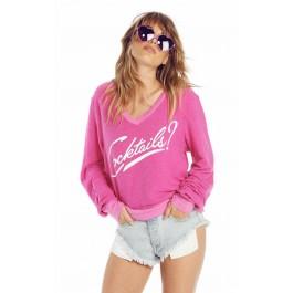 Wildfox Couture Another Round V-neck Baggy Beach Jumper