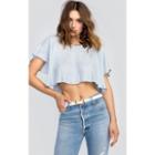 Wildfox Couture Chambray Stripe Taylor Top