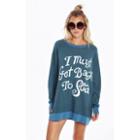 Wildfox Couture Must Get Back To Sea Roadtrip Sweater