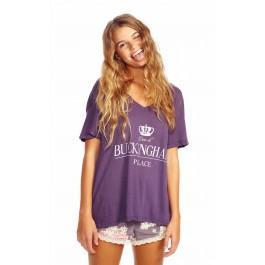 Wildfox Couture Secret Royal Oversized V-neck Tee