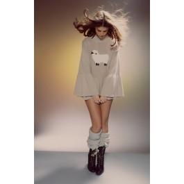 Wildfox Couture Counting Sheep Gusset Sweater