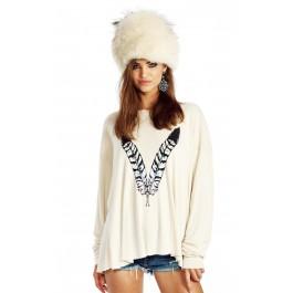 Wildfox Couture Feather Child Effortless Tee