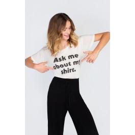 Wildfox Couture Ask Me About My Shirt Manchester Tee