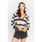 Wildfox Couture Rugby Stripe Hideout Hoodie