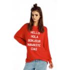 Wildfox Couture Say Hello To Everyone Roadtrip Sweater Dress