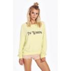 Wildfox Couture I'm Wishing Baggy Beach Jumper