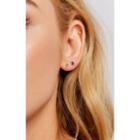 Wildfox Couture Leenabell 14k Black Sapphire Stud Single Earring