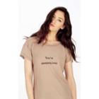 Wildfox Couture Late Night Surprise Hippie Crewneck Tee