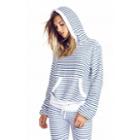 Wildfox Couture Essentials Malibu Pullover Sweatshirt In Hampton Stripe