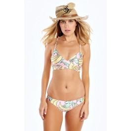 Wildfox Couture Banana Print Mermaid Wrap Top