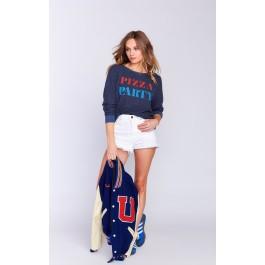 Wildfox Couture The Pizza Party Baggy Beach Jumper