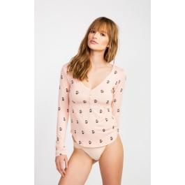 Wildfox Couture French Press V-neck Henley