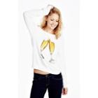 Wildfox Couture Toast To The New Year Baggy Beach Jumper