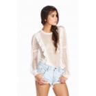 Wildfox Couture Beach Cotton Clouds Away Sweater