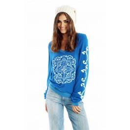 Wildfox Couture Morocco V-neck Baggy Beach Jumper