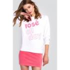Wildfox Couture More Rose Baggy Beach Jumper