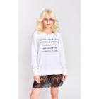 Wildfox Couture Day Off List Baggy Beach Jumper