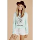 Wildfox Couture Le Bicyclette Baggy Summer Jumper