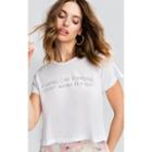Wildfox Couture Let Me Eat Cake Middie Tee