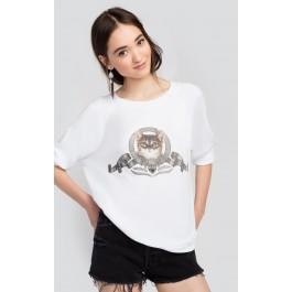 Wildfox Couture Silver Screen Kitten Sommer Sweater