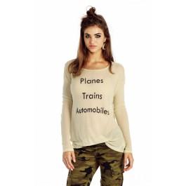 Wildfox Couture Get Me Out Of Here Runaway Long-sleeve Tee