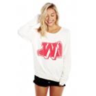 Wildfox Couture Roll Call W Baggy Beach Jumper